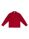 Aimé Leon Dore Cashmere Field Shirt In Red