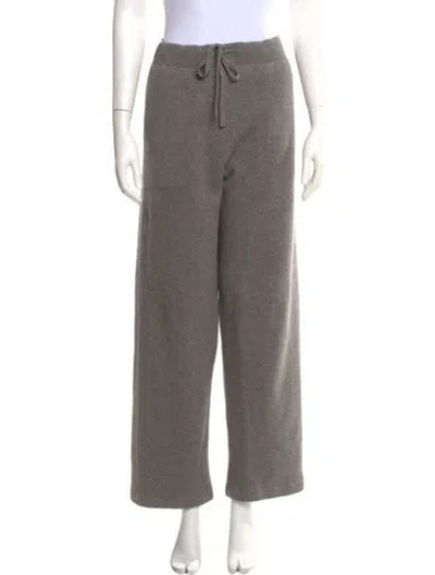 Pre-owned Aimé Leon Dore Cashmere Wide Leg Pants In Gray