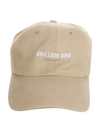 Pre-owned Aimé Leon Dore Casual Embroidered Cap In Neutral