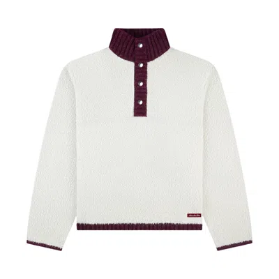 Pre-owned Aimé Leon Dore Chalet Knit Pullover 'oatmeal Melange' | White | Men's Size M