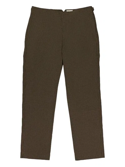 Aimé Leon Dore Checked Straight-leg Trousers In Multi
