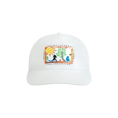 Pre-owned Aimé Leon Dore Collage Hat 'bright White' | Men's Size Onesize