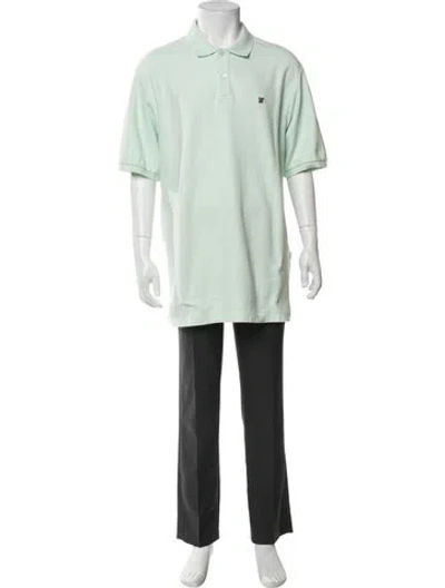 Pre-owned Aimé Leon Dore Collar Short Sleeve Polo Shirt In Green
