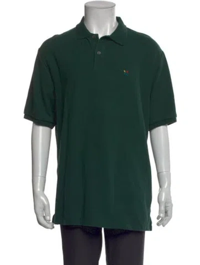 Pre-owned Aimé Leon Dore Collar Short Sleeve Polo Shirt In Green