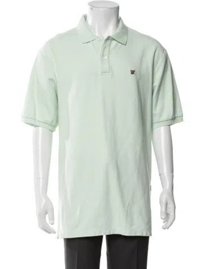 Pre-owned Aimé Leon Dore Collar Short Sleeve Polo Shirt In Green