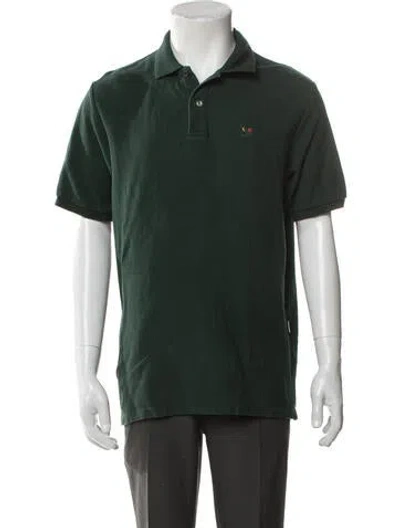 Pre-owned Aimé Leon Dore Collar Short Sleeve Polo Shirt In Green
