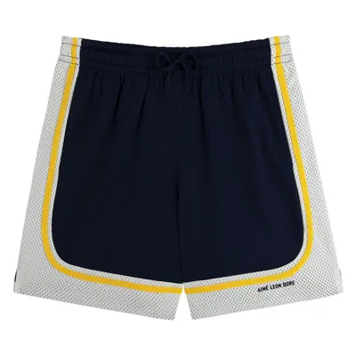 Pre-owned Aimé Leon Dore Colorblock Court Short 'navy Blazer' | Blue | Men's Size M