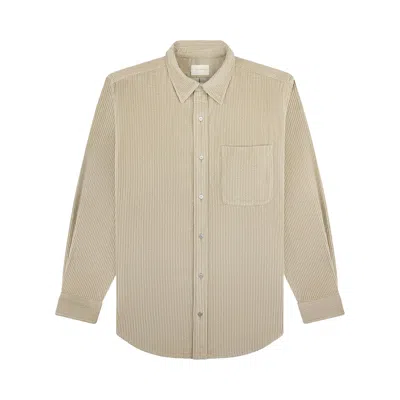Pre-owned Aimé Leon Dore Corduroy Overshirt 'plaza Taupe' | Tan | Men's Size Xl In Brown