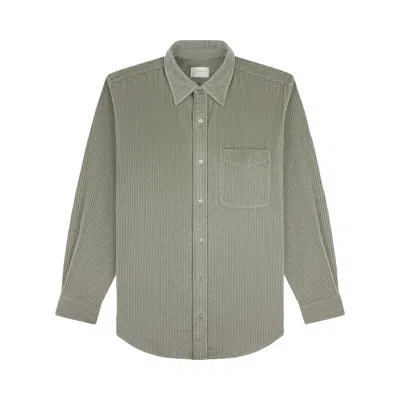 Pre-owned Aimé Leon Dore Corduroy Overshirt 'vetiver' | Green | Men's Size L