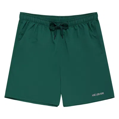 Pre-owned Aimé Leon Dore Core Nylon Short 'botanical Green' | Men's Size Xl