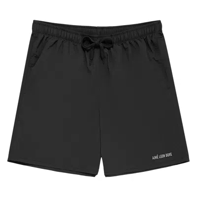 Pre-owned Aimé Leon Dore Core Nylon Short 'jet Black' | Men's Size S