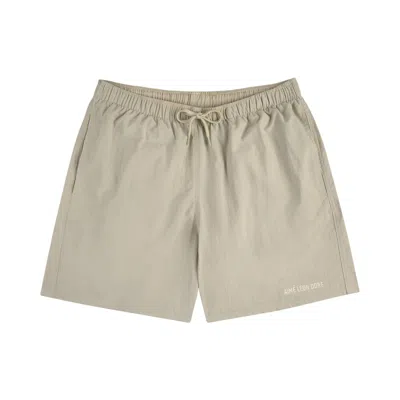 Pre-owned Aimé Leon Dore Core Nylon Short 'moonstruck' | Grey | Men's Size Xxl In Gray