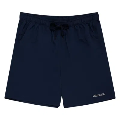 Pre-owned Aimé Leon Dore Core Nylon Short 'navy Blazer' | Blue | Men's Size S