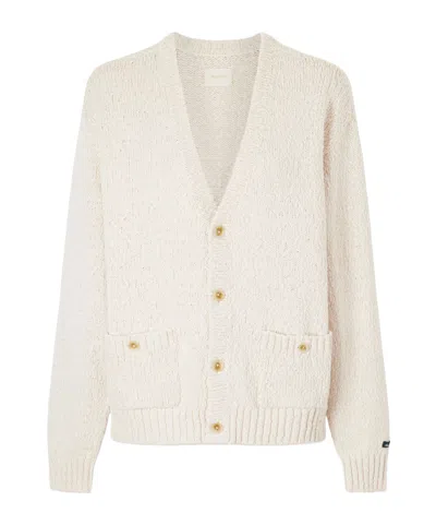 Aimé Leon Dore Cotton Cardigan In Neutral