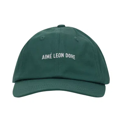 Pre-owned Aimé Leon Dore Cotton Logo Hat 'green' | Men's Size Onesize