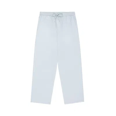 Pre-owned Aimé Leon Dore Cotton Lounge Pant 'skywriting' | Blue | Men's Size Xl