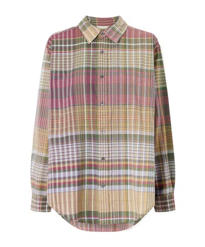 Aimé Leon Dore Checked Cotton Shirt In Multi