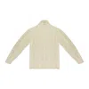 Aimé Leon Dore Cream Aran Cable Mockneck Sweater In Neutral