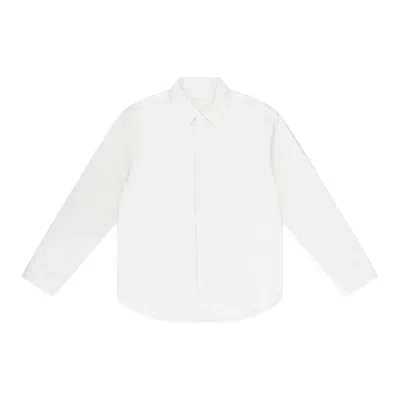 Aimé Leon Dore Cream Jacquard Dice Button-down Shirt In White