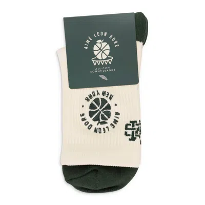 Aimé Leon Dore Cream New Balance Performance Sock Socks In Multi