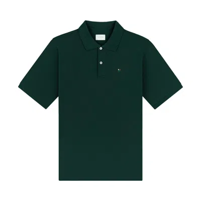 Pre-owned Aimé Leon Dore Crest Piqué Polo 'pine Grove' | Green | Men's Size L