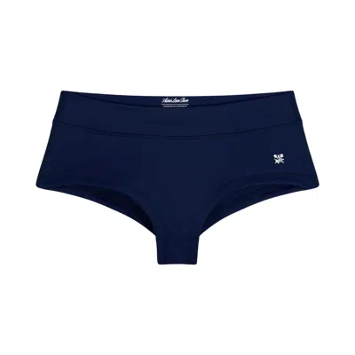 Pre-owned Aimé Leon Dore Crest Swim Short 'navy Blazer' | Blue | Women's Size S
