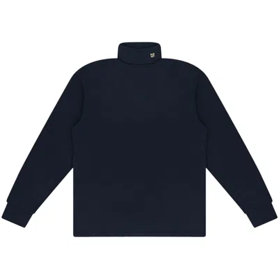 Pre-owned Aimé Leon Dore Crest Turtleneck Sweater 'navy Blazer' | Blue | Men's Size Xl
