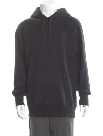 Pre-owned Aimé Leon Dore Crew Neck Long Sleeve Hoodie In Blue