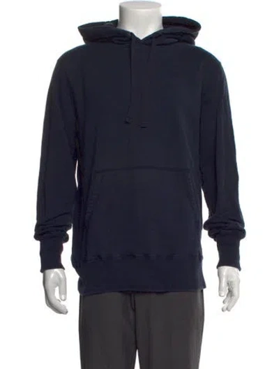 Pre-owned Aimé Leon Dore Crew Neck Long Sleeve Hoodie In Blue