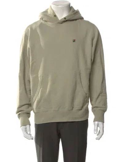 Pre-owned Aimé Leon Dore Crew Neck Long Sleeve Hoodie In Green