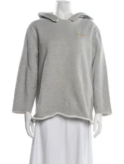 Pre-owned Aimé Leon Dore Crew Neck Long Sleeve Hoodie In Grey