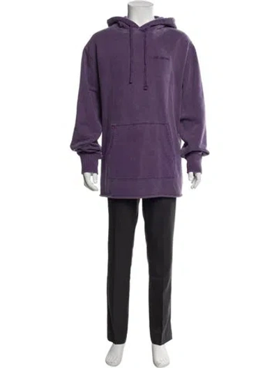 Pre-owned Aimé Leon Dore Crew Neck Long Sleeve Hoodie In Purple