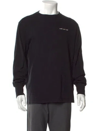 Pre-owned Aimé Leon Dore Crew Neck Long Sleeve Pullover In Black