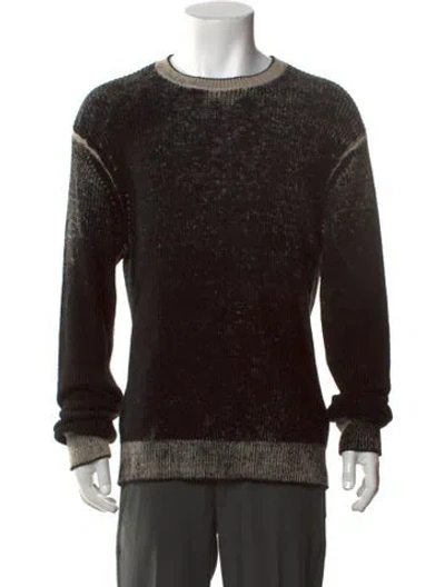 Pre-owned Aimé Leon Dore Crew Neck Long Sleeve Pullover In Black