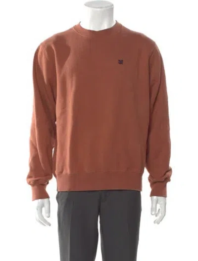Pre-owned Aimé Leon Dore Crew Neck Long Sleeve Sweatshirt In Brown