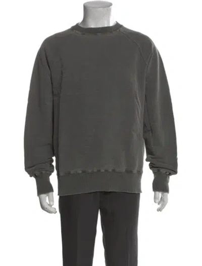 Pre-owned Aimé Leon Dore Crew Neck Long Sleeve Sweatshirt In Gray