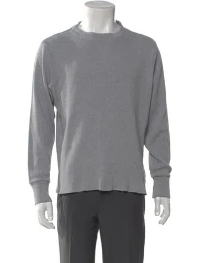 Pre-owned Aimé Leon Dore Crew Neck Long Sleeve Sweatshirt In Gray
