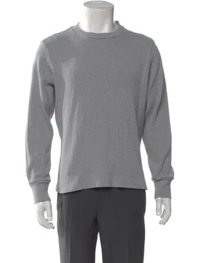 Pre-owned Aimé Leon Dore Crew Neck Long Sleeve Sweatshirt In Gray