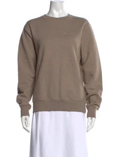Pre-owned Aimé Leon Dore Crew Neck Long Sleeve Sweatshirt In Neutrals