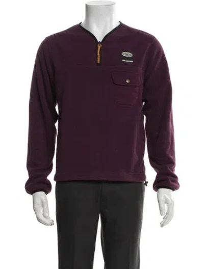 Pre-owned Aimé Leon Dore Crew Neck Long Sleeve Sweatshirt In Purple