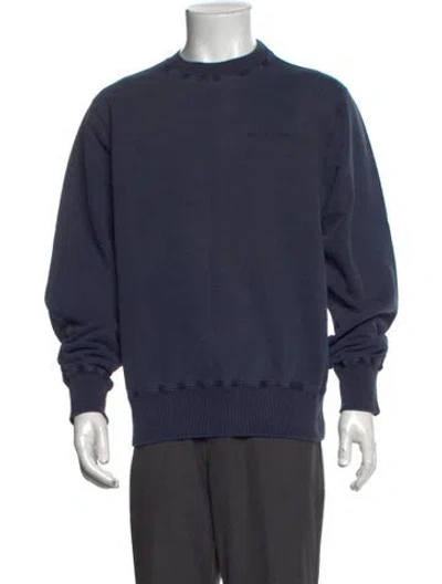 Pre-owned Aimé Leon Dore Crew Neck Long Sleeve Sweatshirt W/ Tags In Blue