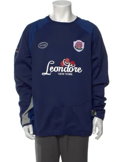 Pre-owned Aimé Leon Dore Crew Neck Long Sleeve Sweatshirt W/ Tags In Blue