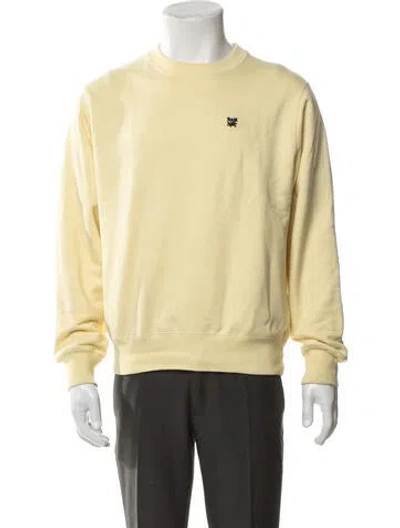 Pre-owned Aimé Leon Dore Crew Neck Long Sleeve Sweatshirt In Yellow