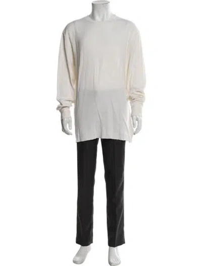 Pre-owned Aimé Leon Dore Crew Neck Long Sleeve T-shirt In Neutrals