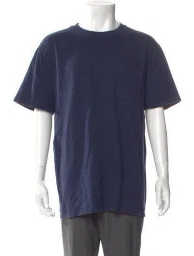Pre-owned Aimé Leon Dore Crew Neck Short Sleeve T-shirt In Blue