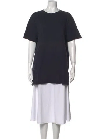 Pre-owned Aimé Leon Dore Crew Neck Short Sleeve T-shirt In Blue