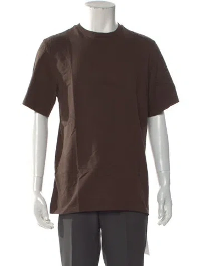 Pre-owned Aimé Leon Dore Crew Neck Short Sleeve T-shirt In Brown