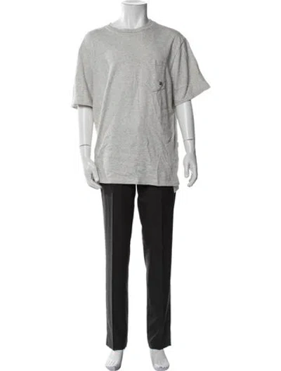 Pre-owned Aimé Leon Dore Crew Neck Short Sleeve T-shirt In Grey