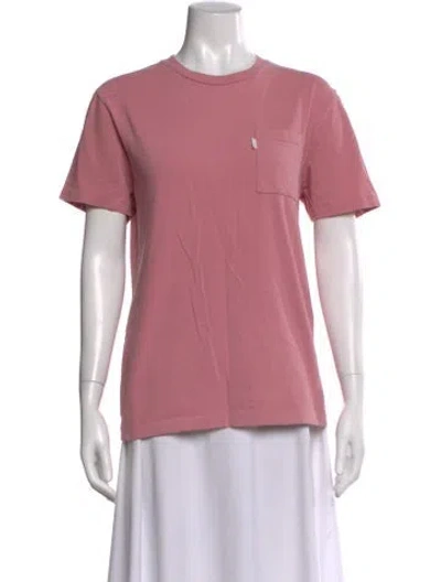 Pre-owned Aimé Leon Dore Crew Neck Short Sleeve T-shirt In Pink