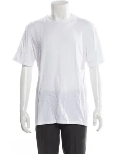 Pre-owned Aimé Leon Dore Crew Neck Short Sleeve T-shirt In White